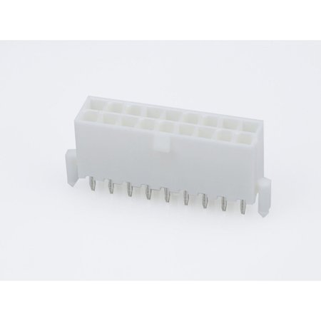 MOLEX Rectangular Power Connector, 18 Contact(S), Male, Solder Terminal, Plug 39299187